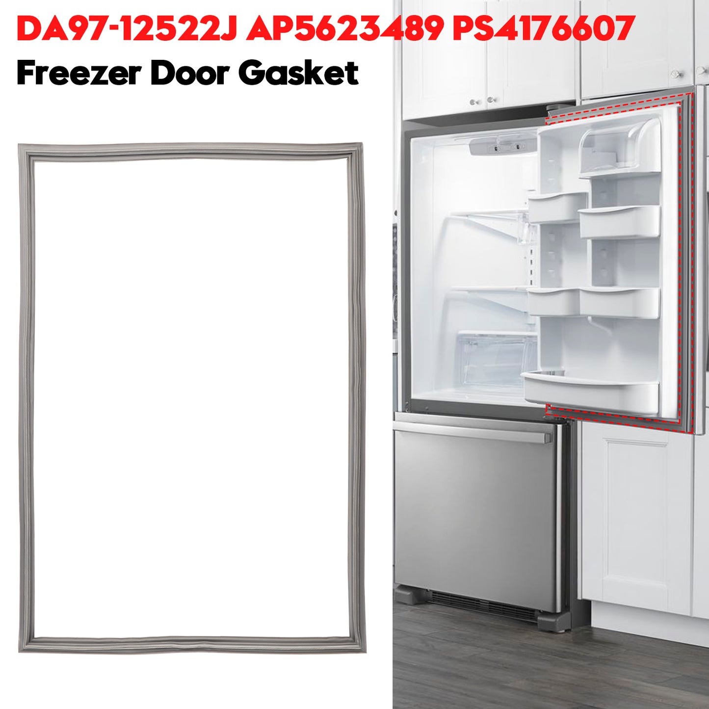 Guarnizione porta congelatore DA97-12522J per frigorifero Samsung AP5623489 PS4176607