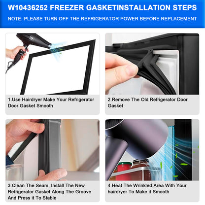 Guarnizione porta congelatore DA97-12522J per frigorifero Samsung AP5623489 PS4176607