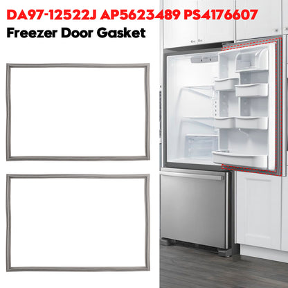 2 pezzi DA97-12522J Guarnizione porta congelatore per frigorifero Samsung AP5623489 3973455