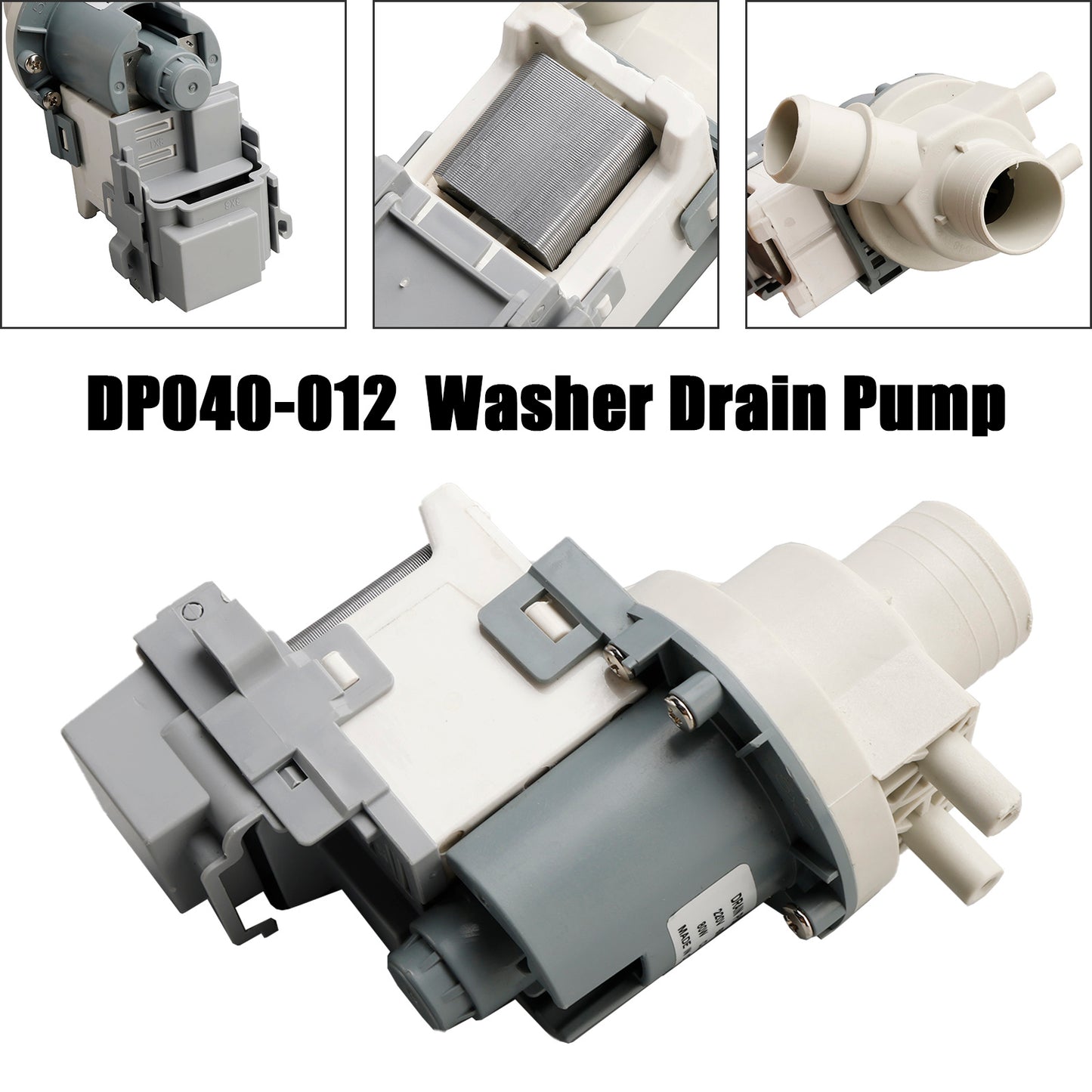 DP040-012 4681EA1007A Pompa di scarico lavatrice per LG Lavatrice Sostituisce 2649379 AP5672914 220V