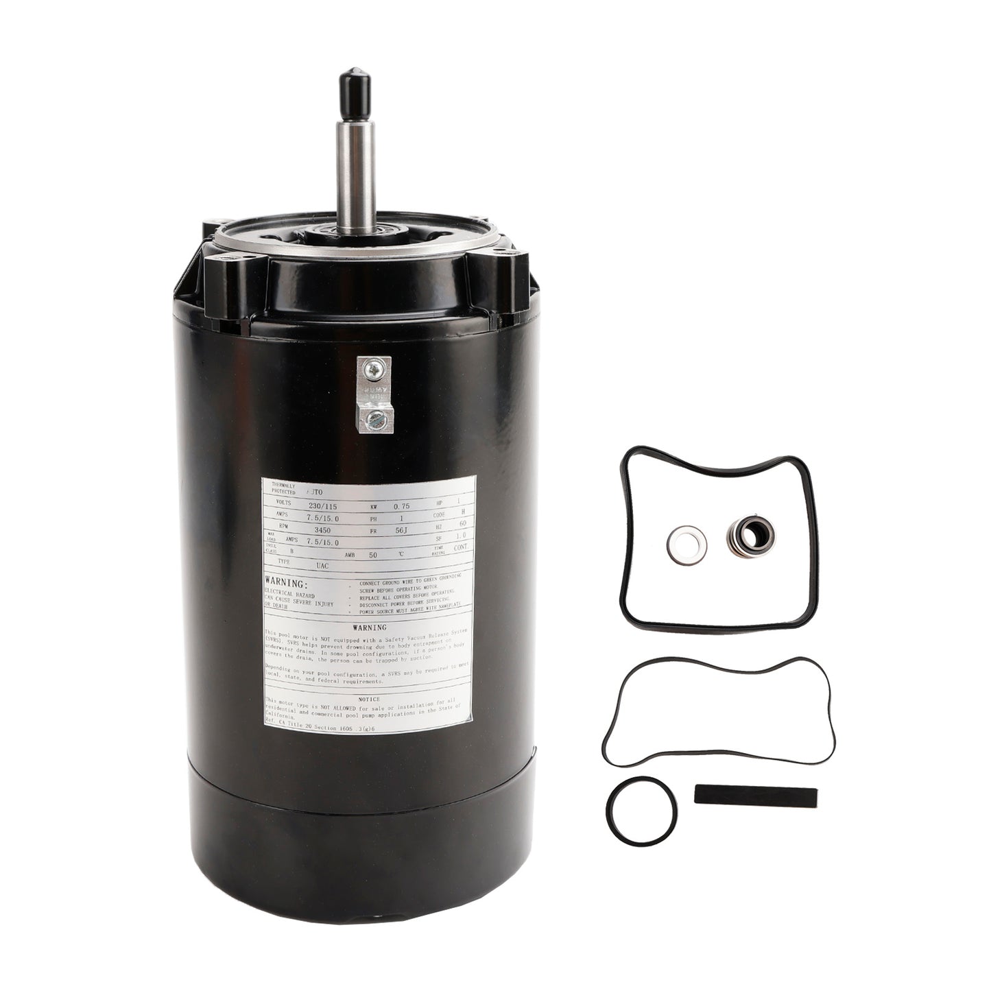 Kit di sostituzione del motore e della guarnizione della pompa della piscina UST1102 per la super pompa Hayward Max Flow