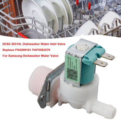 DC62-30314L Valvola di ingresso acqua per lavastoviglie per Samsung AP5582579 PS4209101
