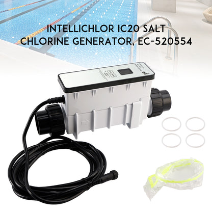 IC20 EC-520554 Cloratore di sale disinfettante per piscine di acqua salata da 20.000 galloni