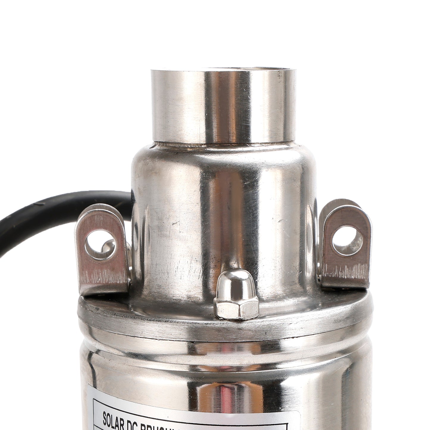 Pompa sommergibile per pozzo profondo da 3 "24 V 350 W MPPT a vite solare in acciaio