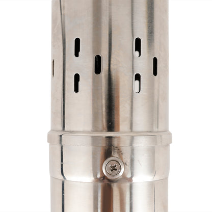 Pompa sommergibile per pozzo profondo da 3 "24 V 350 W MPPT a vite solare in acciaio