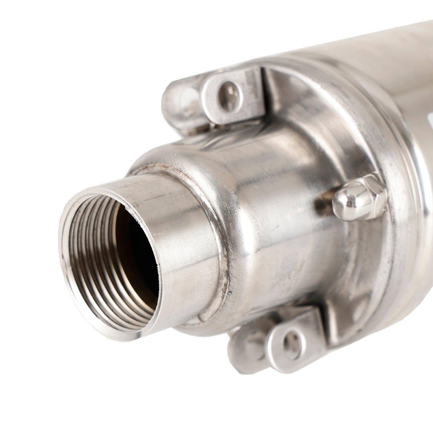 Pompa sommergibile per pozzo profondo da 3 "24 V 350 W MPPT a vite solare in acciaio