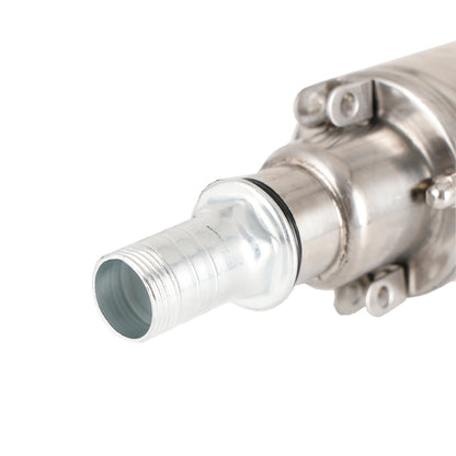 Pompa sommergibile per pozzo profondo da 3 "24 V 350 W MPPT a vite solare in acciaio
