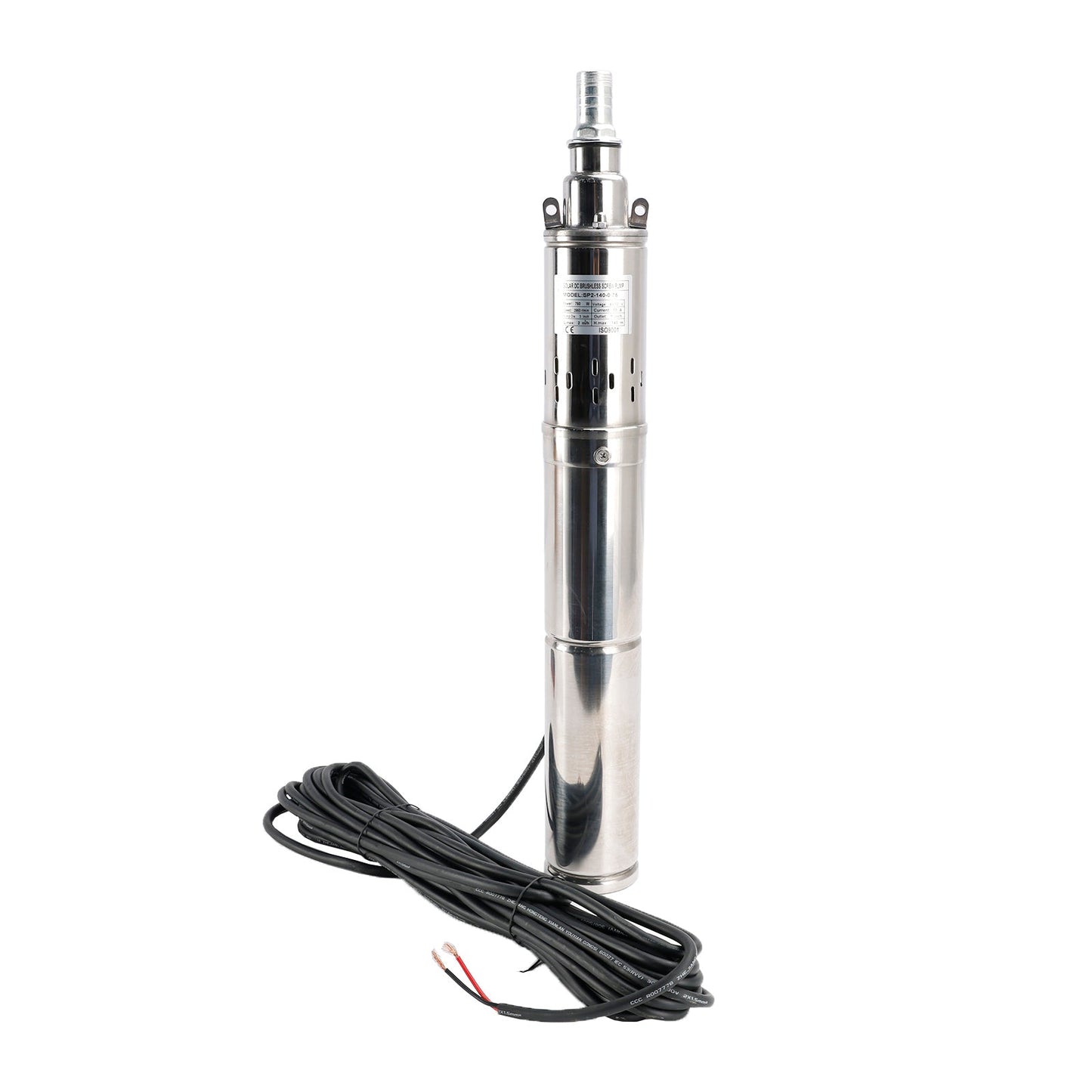 3" 48V 750W MPPT vite pompa solare sommergibile per pozzo profondo testa massima 140M