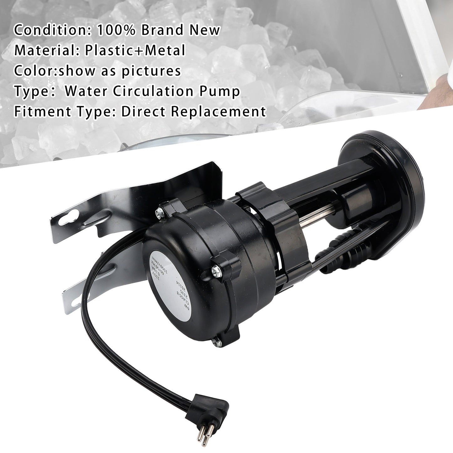 Pompa di circolazione dell'acqua 31613-S 80-54137-00 80-54137-00 Per macchine per il ghiaccio Uline