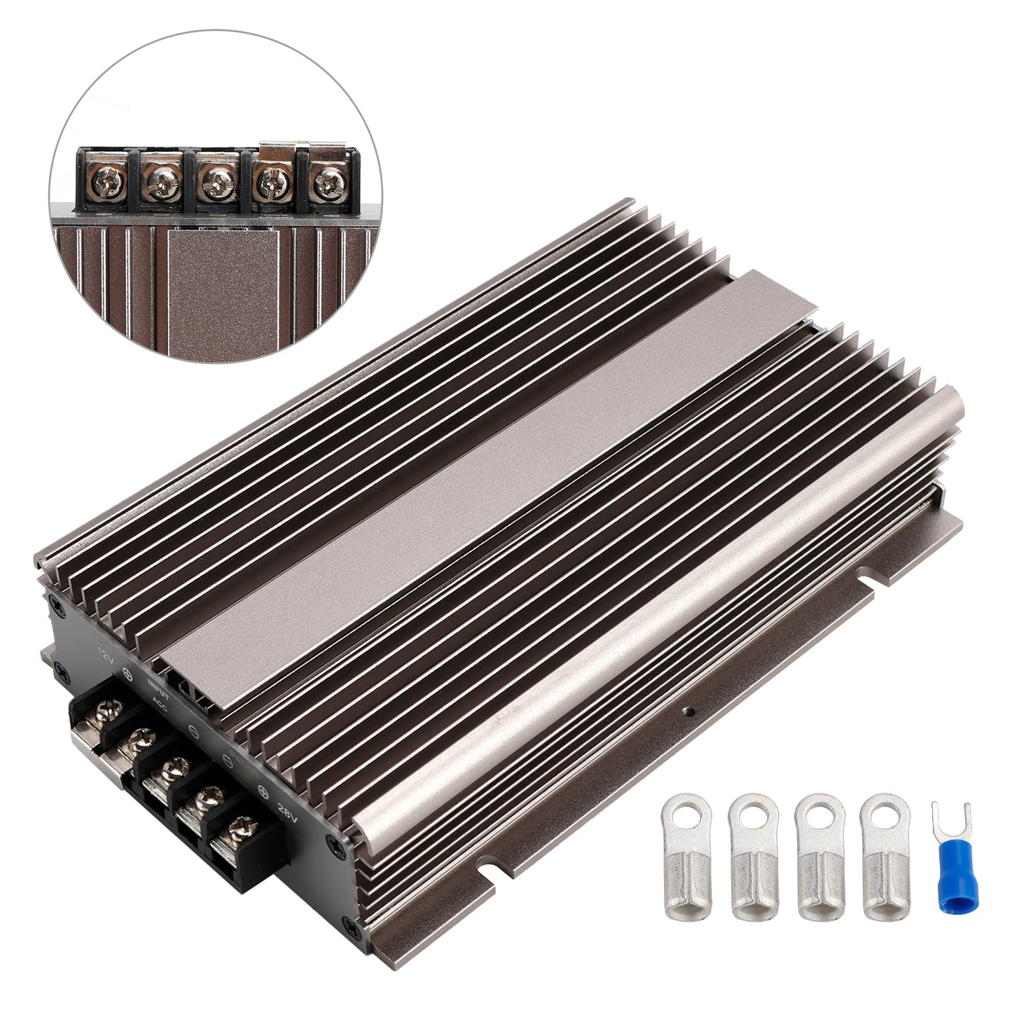 DC-DC 12V Step Up fino a 28V 20A Regolatore convertitore di alimentazione per auto a pagamento