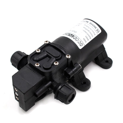 Interruttore automatico della pompa autoadescante dell'acqua del diaframma ad alta pressione di 130Psi Dc12V 72W