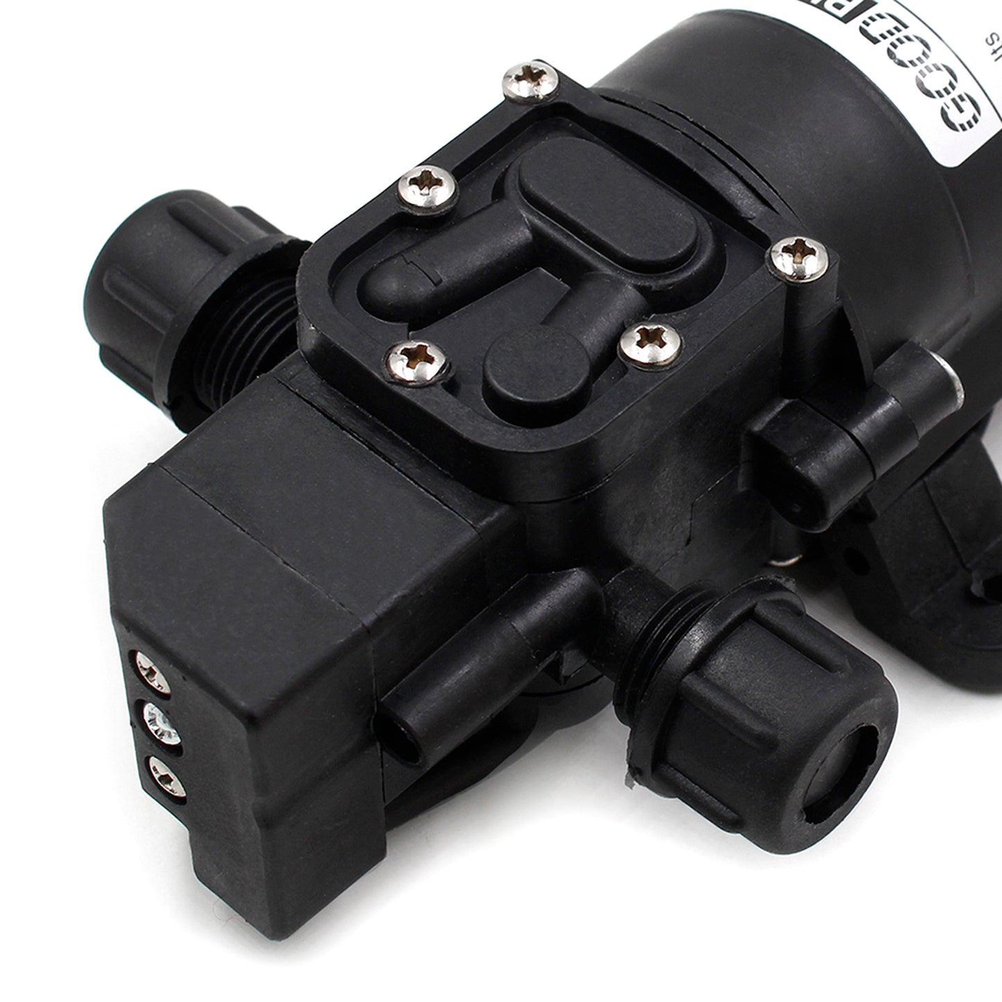 Interruttore automatico della pompa autoadescante dell'acqua del diaframma ad alta pressione di 130Psi Dc12V 72W