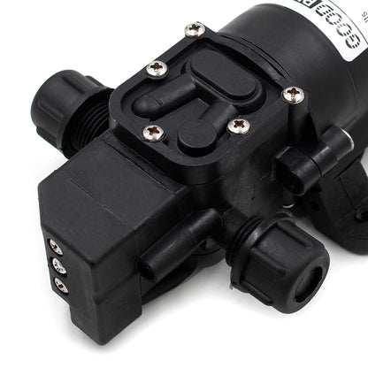 Interruttore automatico della pompa autoadescante dell'acqua del diaframma ad alta pressione di 130Psi Dc12V 72W