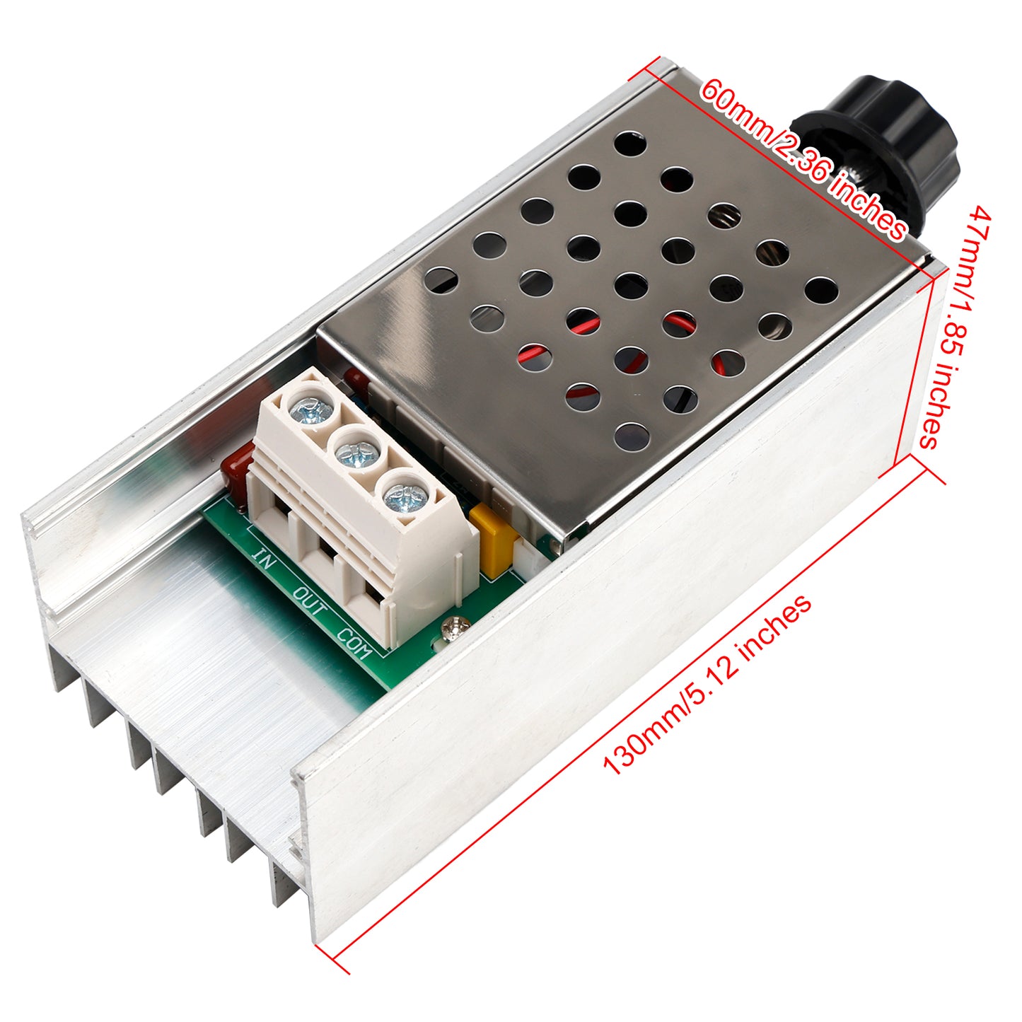AC 110-220V 10000W SCR Regolatore di velocità del motore Volt Regolatore Dimmer Termostato