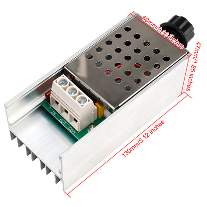 AC 110-220V 10000W SCR Regolatore di velocità del motore Volt Regolatore Dimmer Termostato