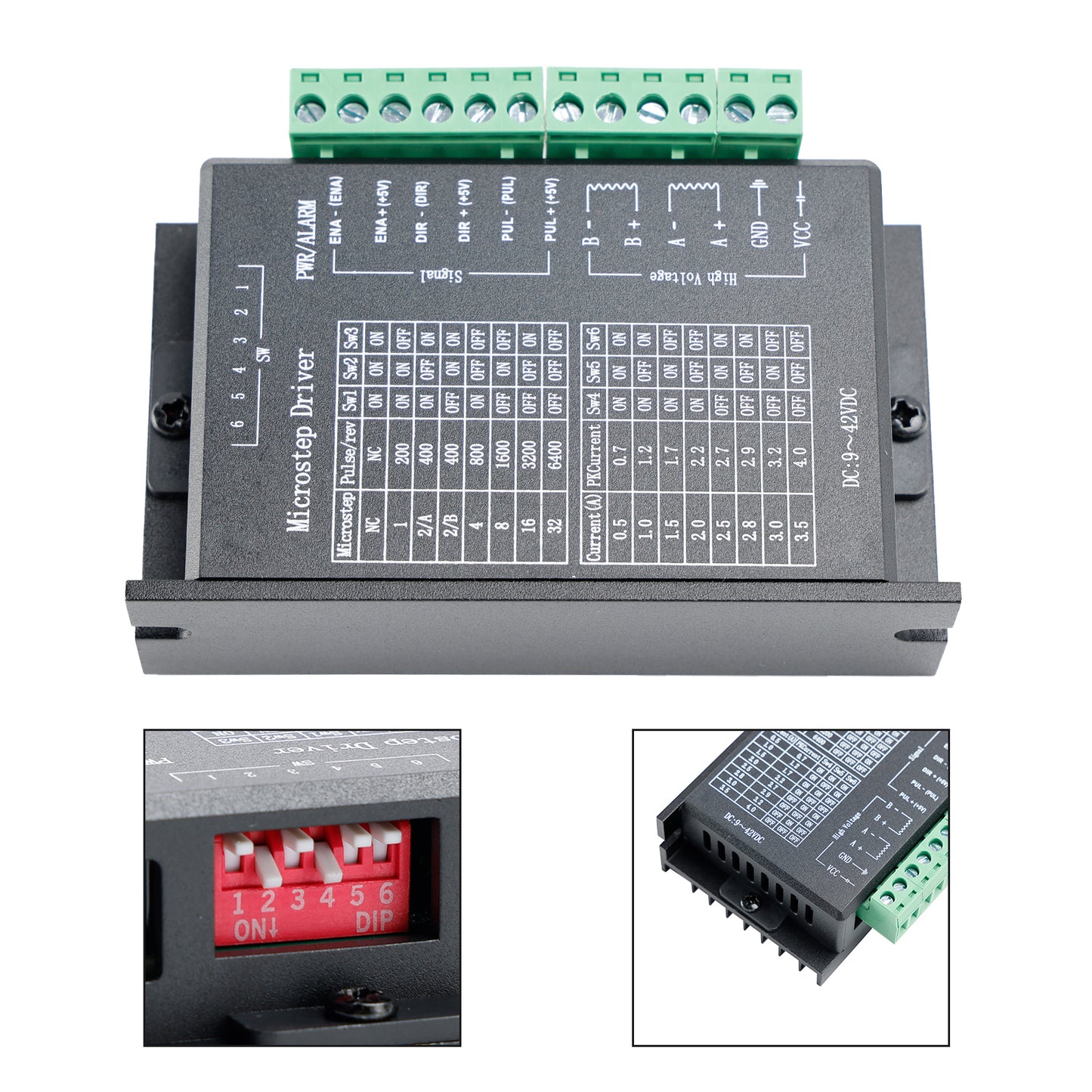 Driver motore passo-passo TB6600 4A DC9-40V per motore Nema 17 Nema 23 42/57/86