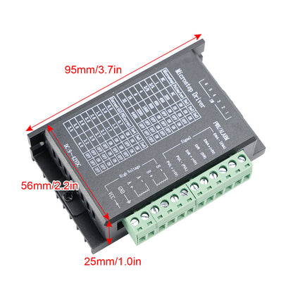 Driver motore passo-passo TB6600 4A DC9-40V per motore Nema 17 Nema 23 42/57/86