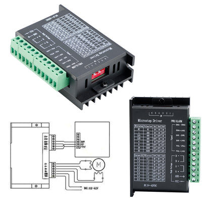 Driver motore passo-passo TB6600 4A DC9-40V per motore Nema 17 Nema 23 42/57/86
