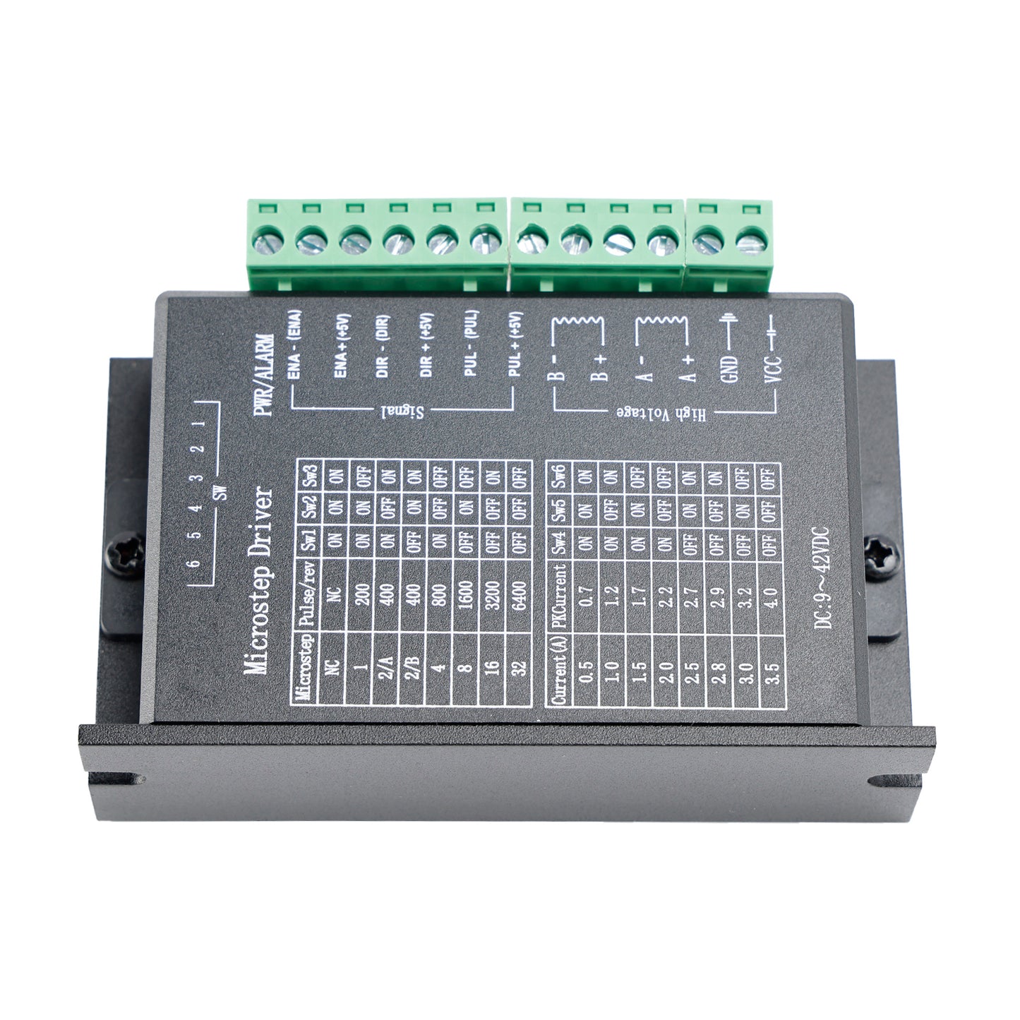 Driver motore passo-passo TB6600 4A DC9-40V per motore Nema 17 Nema 23 42/57/86