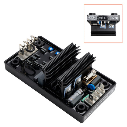 Regolatore automatico di tensione AVR R230 compatibile con generatore Leroy Somer