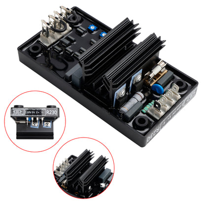 Regolatore automatico di tensione AVR R230 compatibile con generatore Leroy Somer