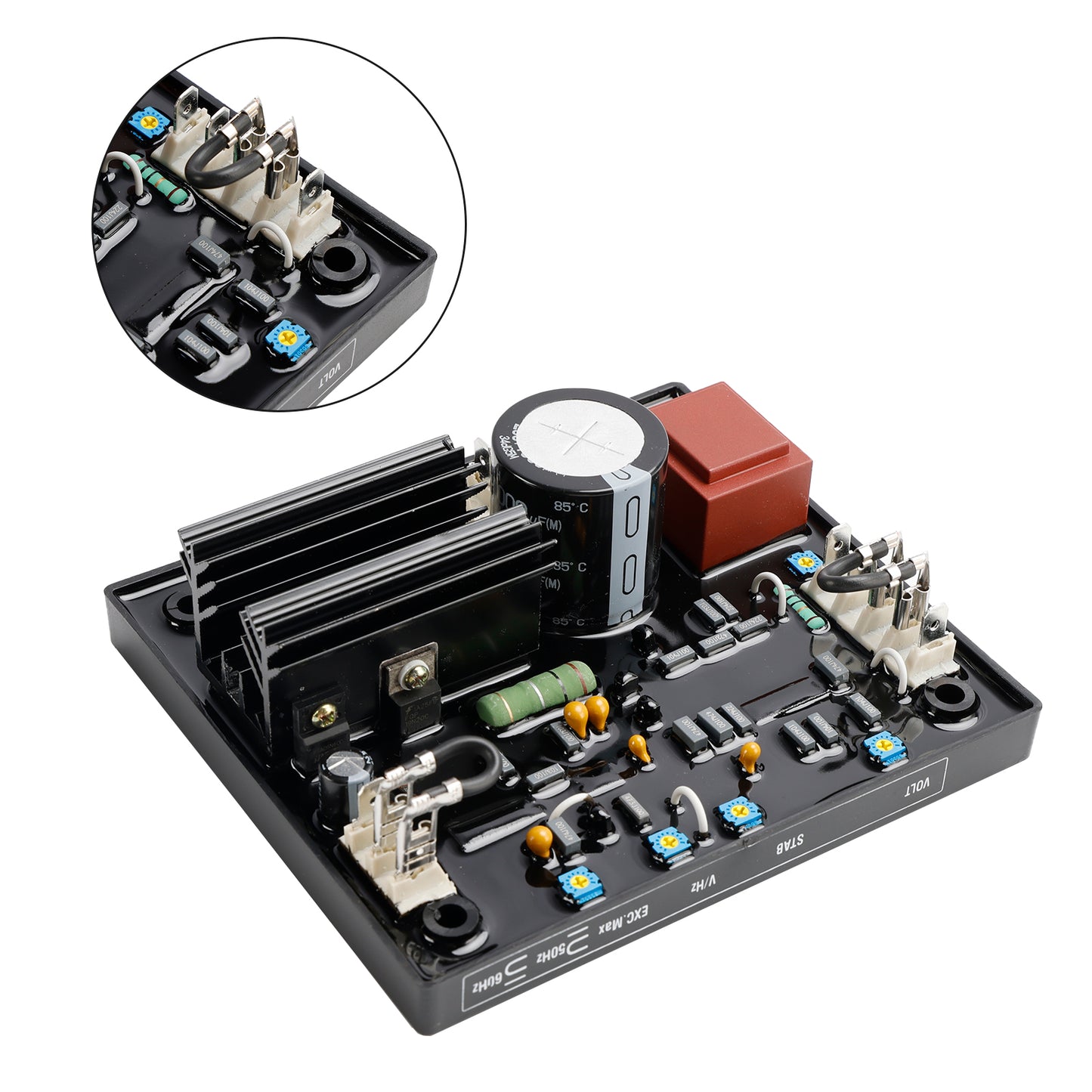 Regolatore di tensione automatico AVR R438 compatibile con generatore Leroy Somer