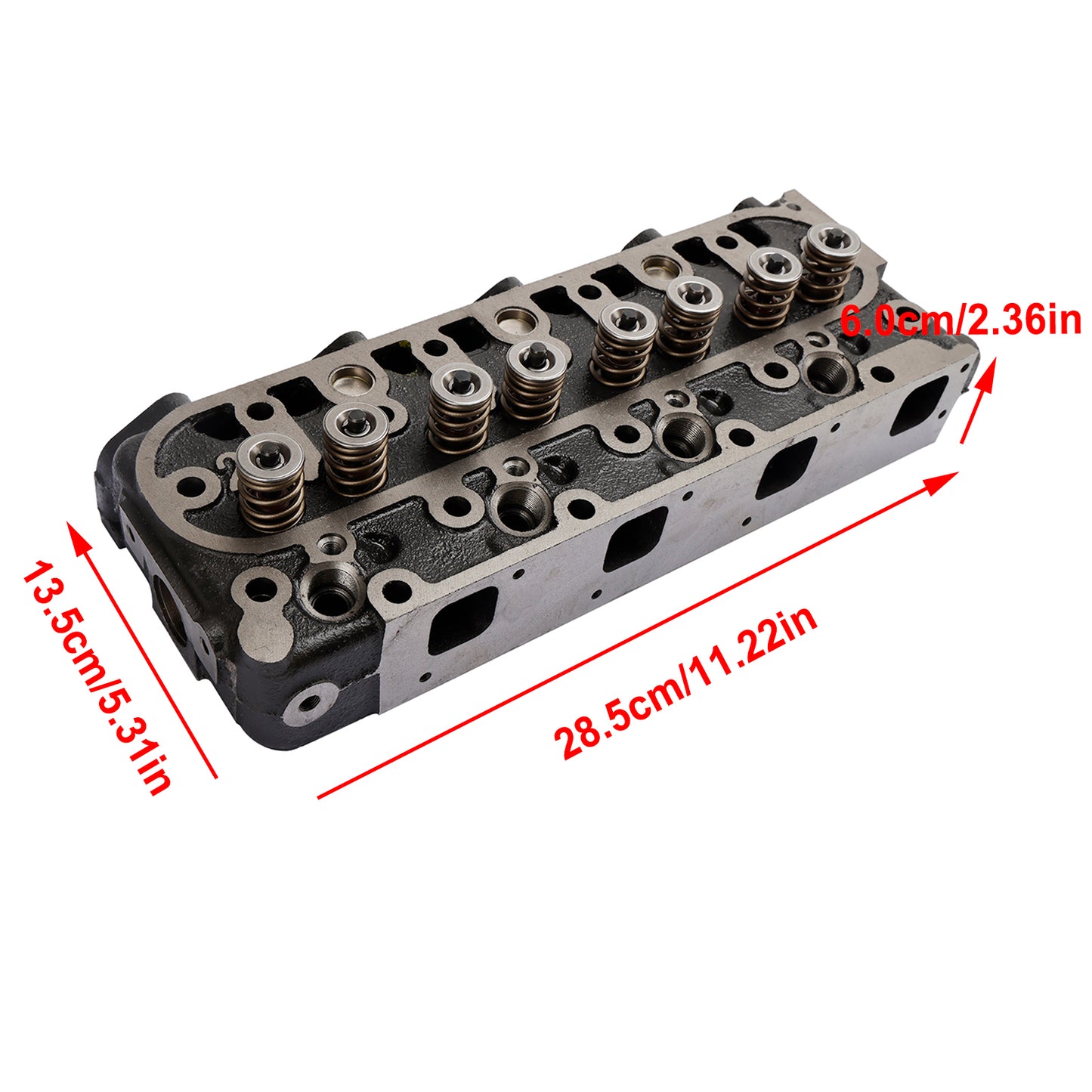 Completo testata + kit guarnizioni per Kubota V1505 V1505D 1G091-03044