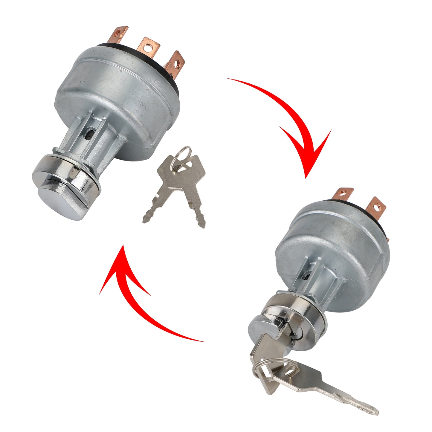 Interruttore di accensione per escavatore Takeuchi TB125 TB135 TB145 TB175 TB228 1700100023 1700100052 H806