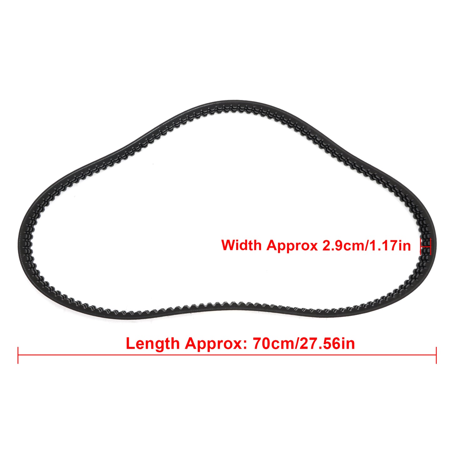 6736775 Cinghia di trasmissione per caricatore Bobcat 753 S130 S150 S160 S175 S185 S205 T140