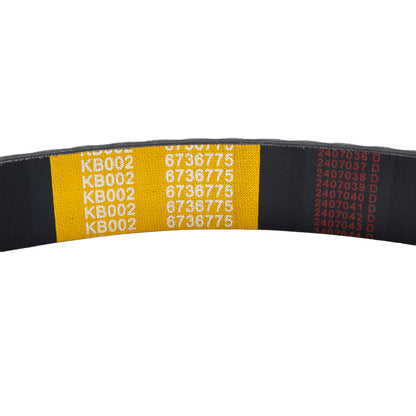 6736775 Cinghia di trasmissione per caricatore Bobcat 753 S130 S150 S160 S175 S185 S205 T140