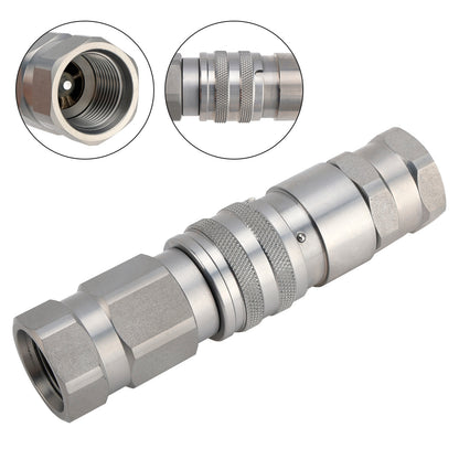 Kit attacco idraulico a faccia piatta KV14216 AT312470 per John Deere 250 315 326D