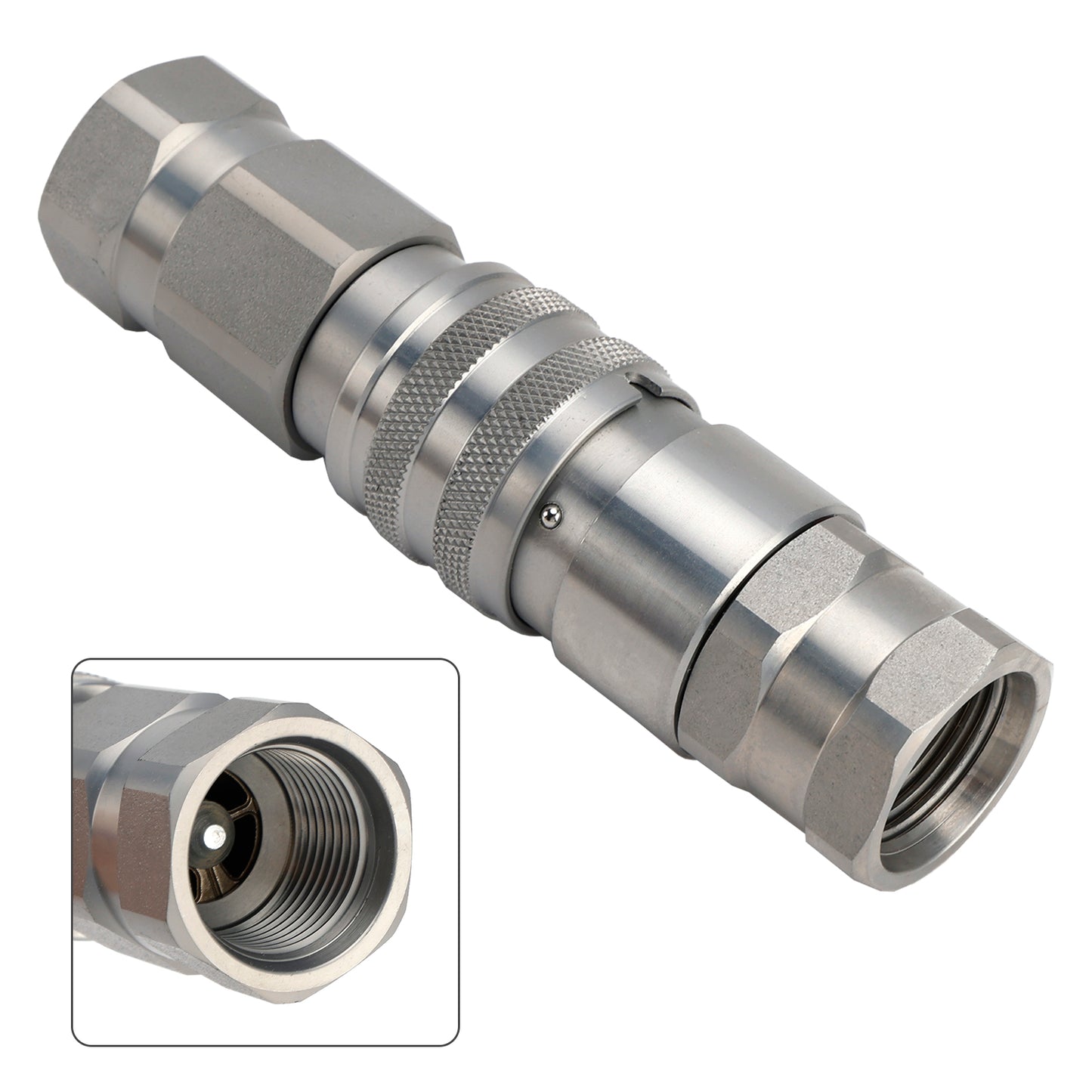 Kit attacco idraulico a faccia piatta KV14216 AT312470 per John Deere 250 315 326D