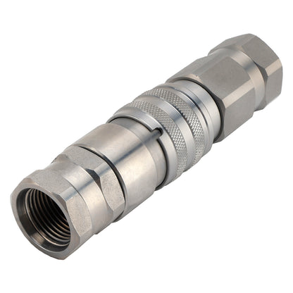 Kit attacco idraulico a faccia piatta KV14216 AT312470 per John Deere 250 315 326D
