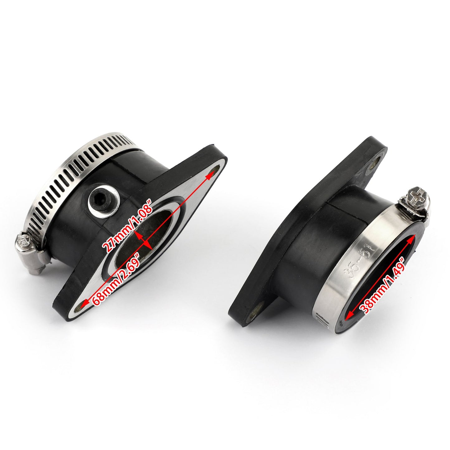 Set di isolatori collettore carburatore aspirazione stivali per Suzuki GS550 GS650 1980-1983