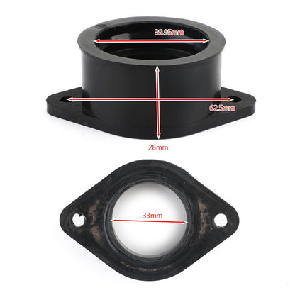 Kawasaki KZ 440 KZ440 1980 e SU Collettore Carb Holder Isolante Stivale aspirazione 16065-1027