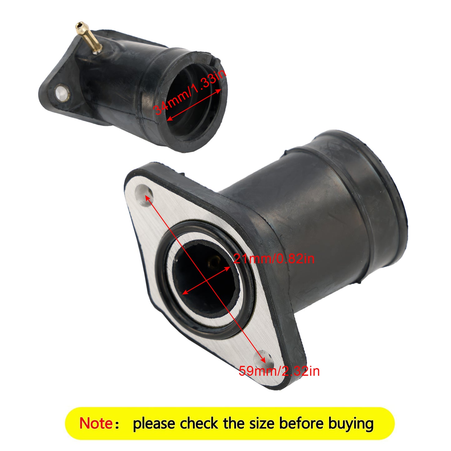 2000-2024 Yamaha TTR125 TTR125E TTR125L TTR125LE Cuffia collettore aspirazione carburatore