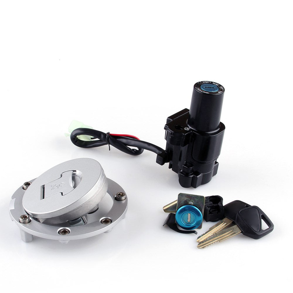 Blocco interruttore di accensione e set di chiavi per tappo serbatoio carburante per Honda CB600/CB900 Generico