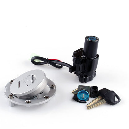 Blocco interruttore di accensione e set di chiavi per tappo serbatoio carburante per Honda CB600/CB900 Generico