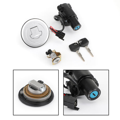 Interruttore di accensione Tappo serbatoio carburante Set chiavi serratura sedile per Honda CBR250R CBR300R 11-18 Generico