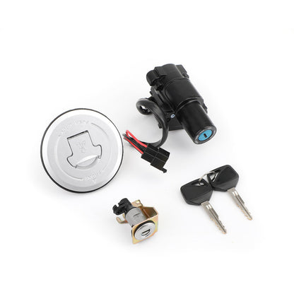 Interruttore di accensione Tappo serbatoio carburante Set chiavi serratura sedile per Honda CBR250R CBR300R 11-18 Generico