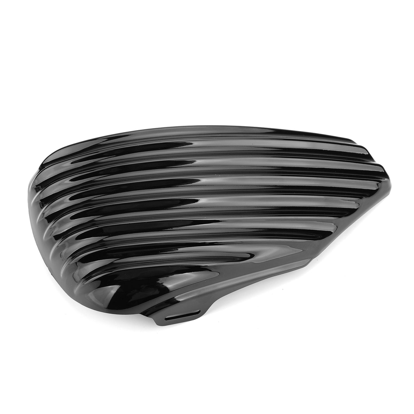 1 paio coperchio laterale batteria per Sportster 2004-2013 XL883 XL1200 1200 883 48 72 generico