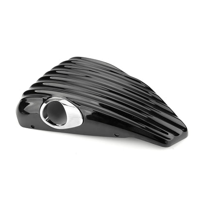 1 paio coperchio laterale batteria per Sportster 2004-2013 XL883 XL1200 1200 883 48 72 generico