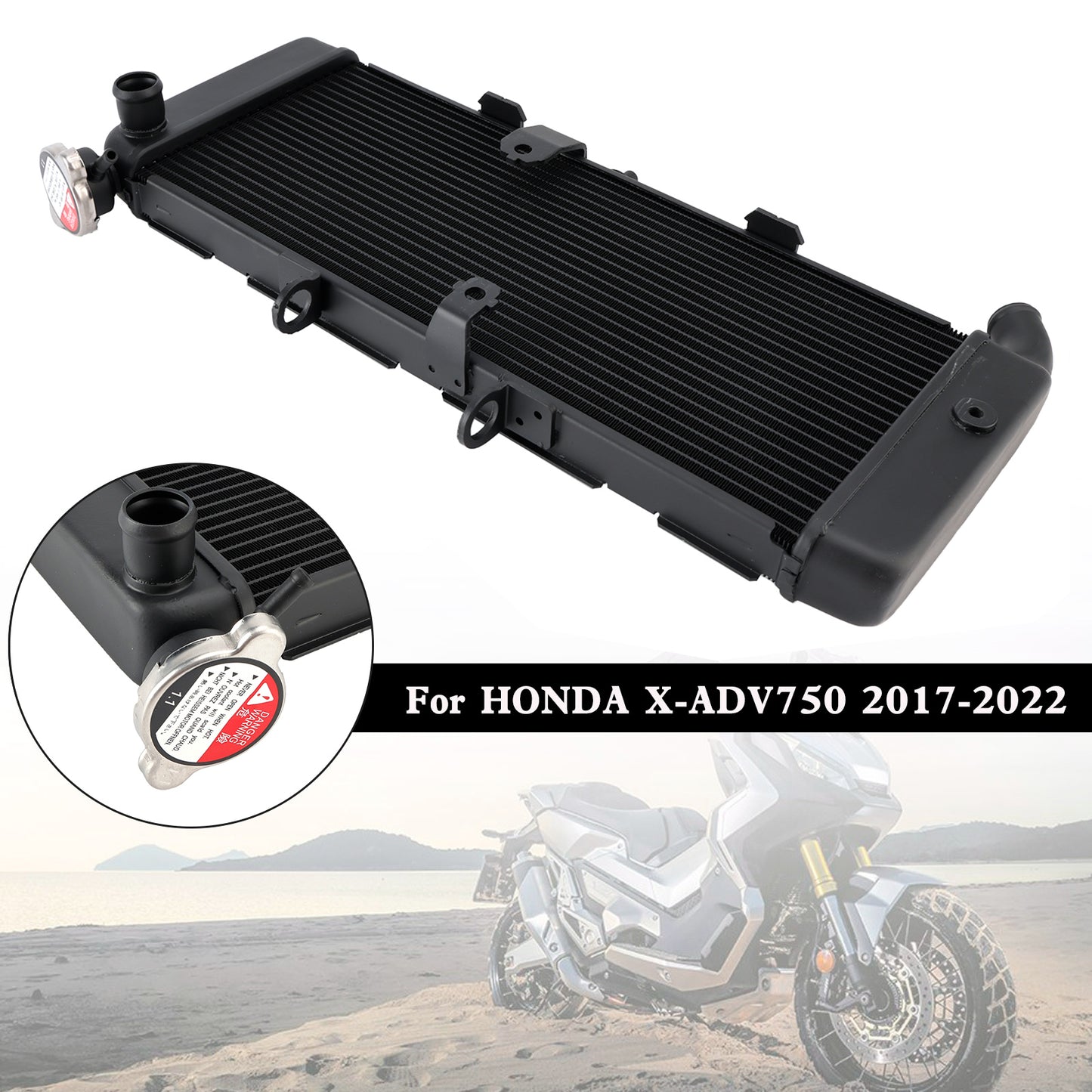 2017-2023 Honda X-ADV 750 XADV Raffreddatore radiatore acqua di raffreddamento