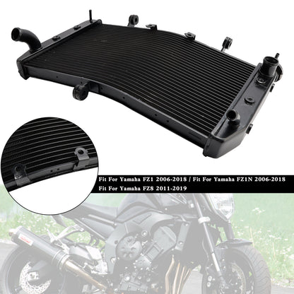 Dispositivo di raffreddamento del motore di raffreddamento del radiatore in alluminio per Yamaha FZ1 FZ1N 06-18 FZ8 11-19