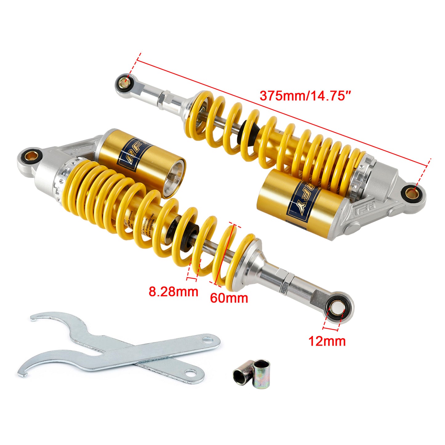 Copertura del cursore del bagagliaio dell ammortizzatore del tubo della forcella anteriore CNC per BMW R1200GS ADV 2013-2016 generico