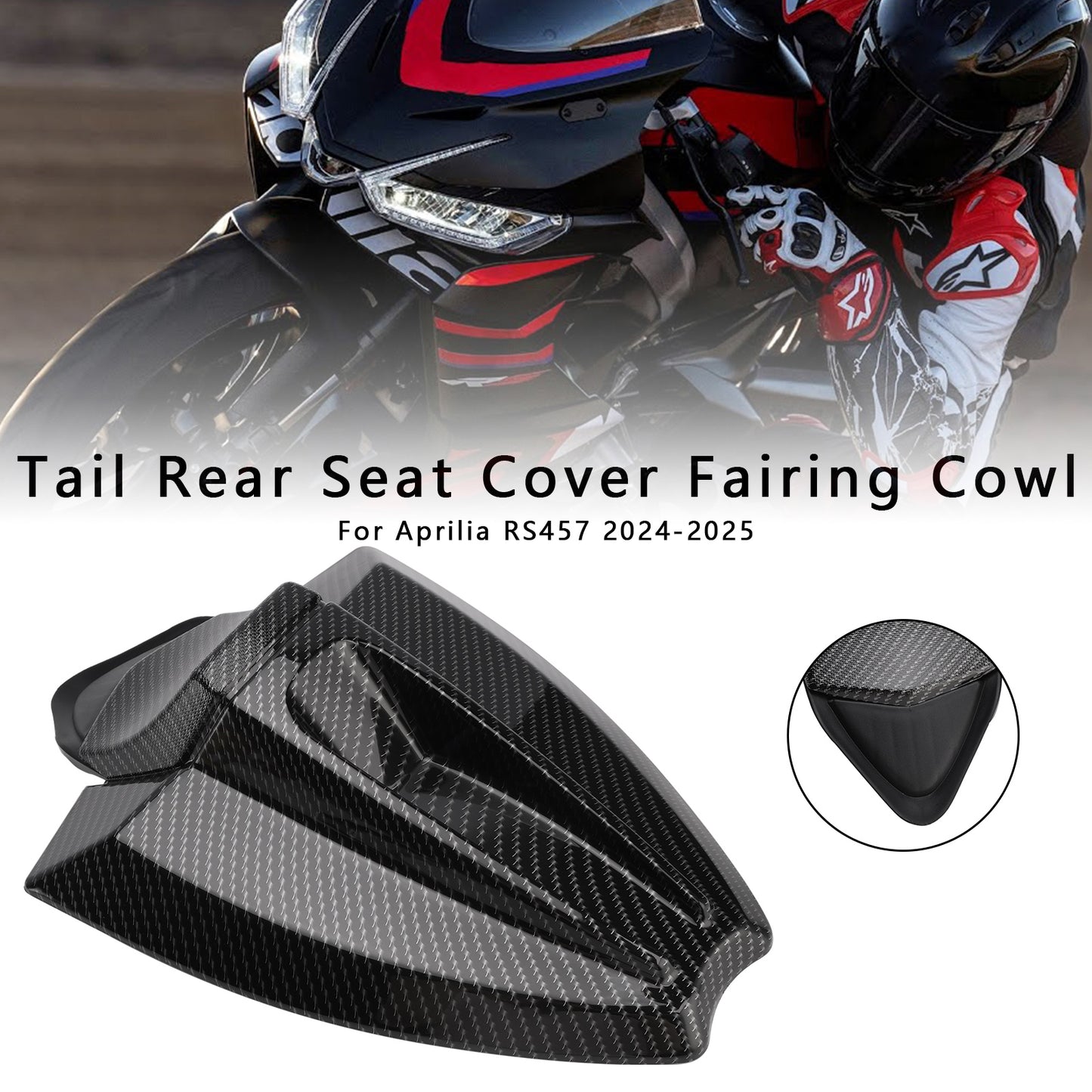 2024-2026 Aprilia RS 457 Coda Posteriore Coprisella Carenatura Cofano