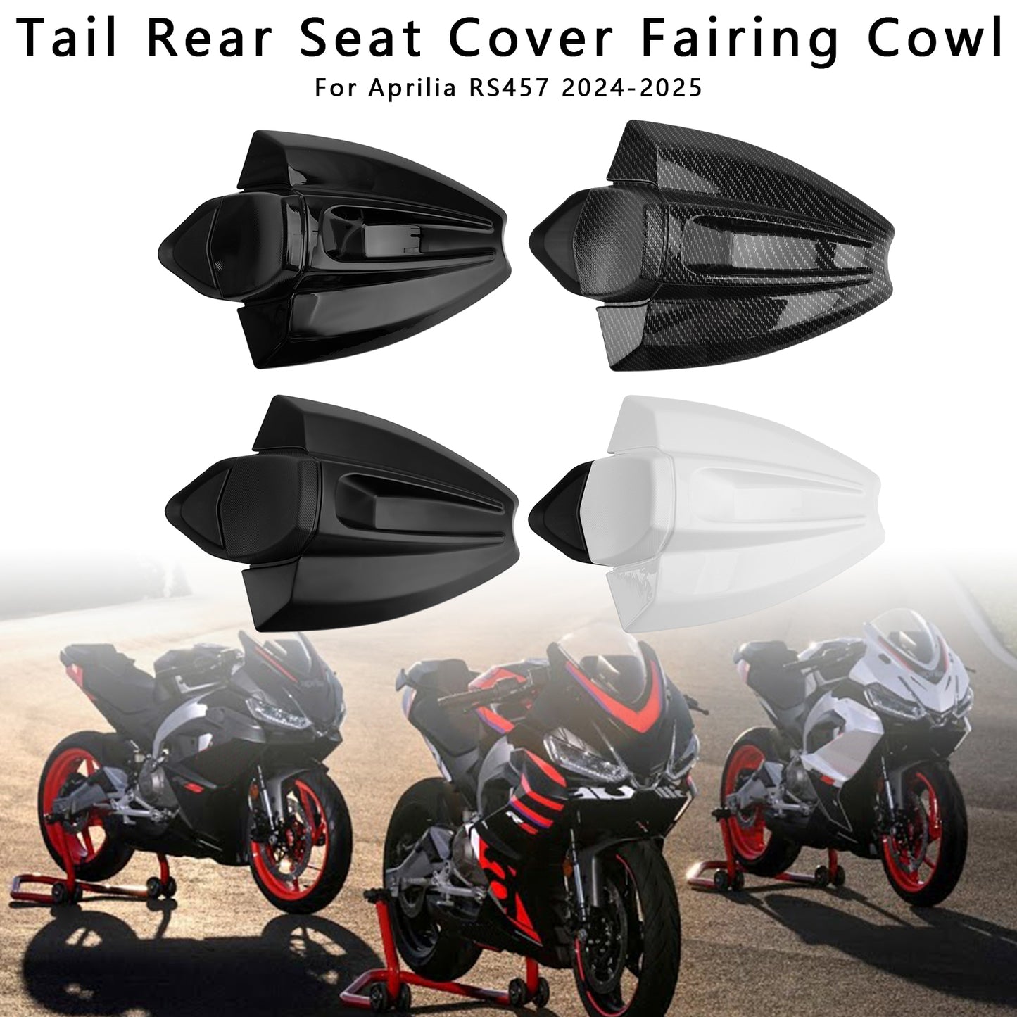 2024-2026 Aprilia RS 457 Coda Posteriore Coprisella Carenatura Cofano
