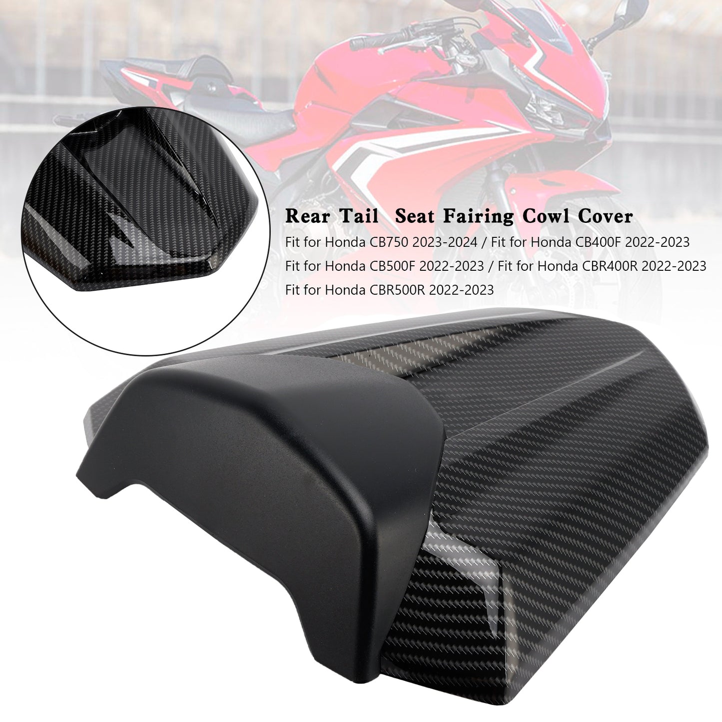 Copertura della carenatura del sedile posteriore della Honda CB750 2023-2024