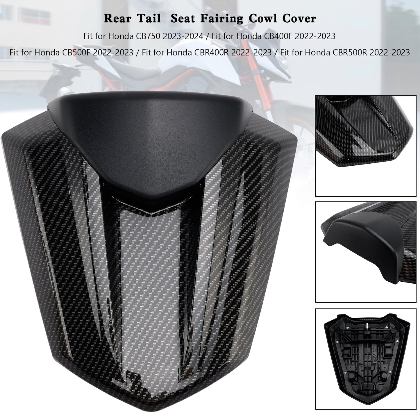 Copertura della carenatura del sedile posteriore Honda CB500F 2022-2023