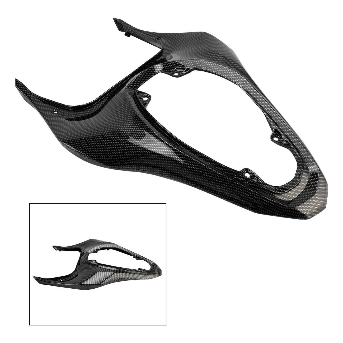 Coprisedile posteriore per moto Carena adatta per Kawasaki Z900 2017-2024 Carbonio generico